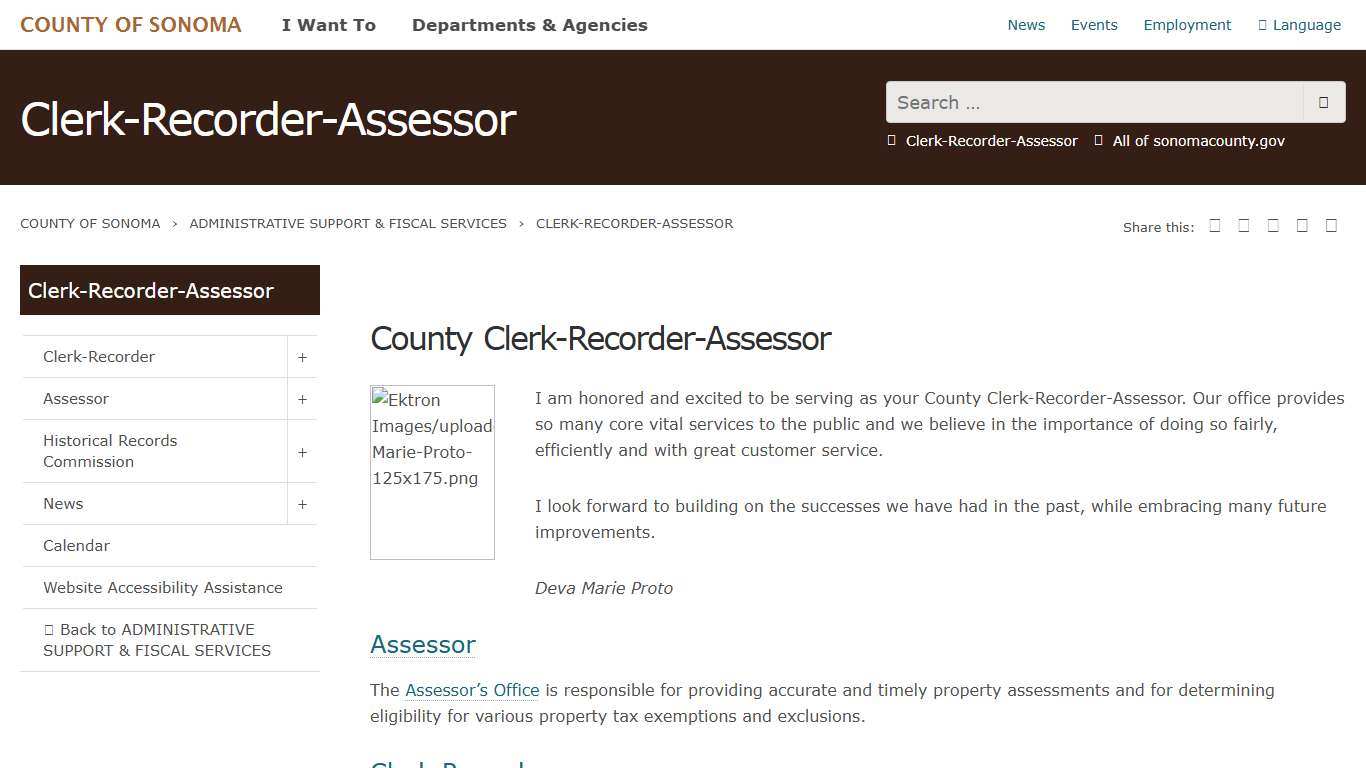 County Clerk-Recorder-Assessor